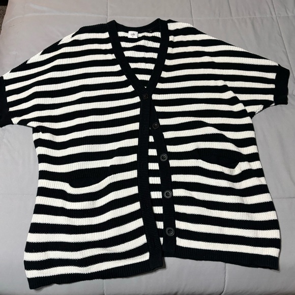 CAbi Monochrome Striped Knit Top - Picture 1 of 4